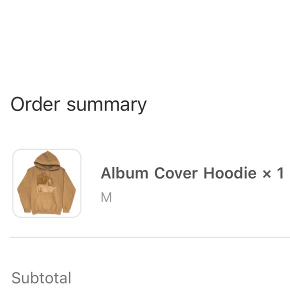 Taylor Swift Fearless Album Cover Hoodie Medium - Picture 2 of 7